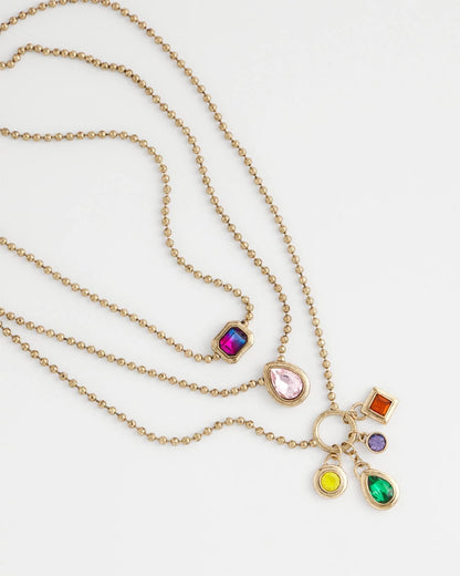 Chico's Women | Multi-Strand Gem Necklace MULTI