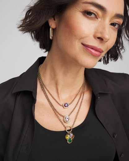 Chico's Women | Multi-Strand Gem Necklace MULTI