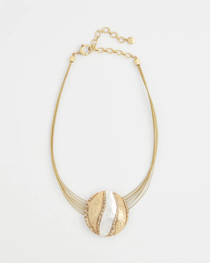 Chico's Women | Mixed-Metal Safari Pendant Necklace MIXED METALS