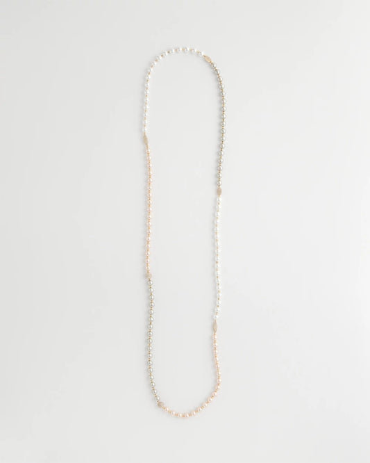 Chico's Women | Art Deco Beaded Necklace PINK