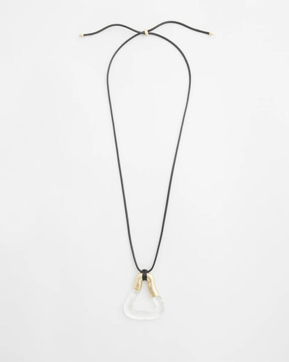 Chico's Women | Adjustable Lucite Pendant Necklace LUCITE