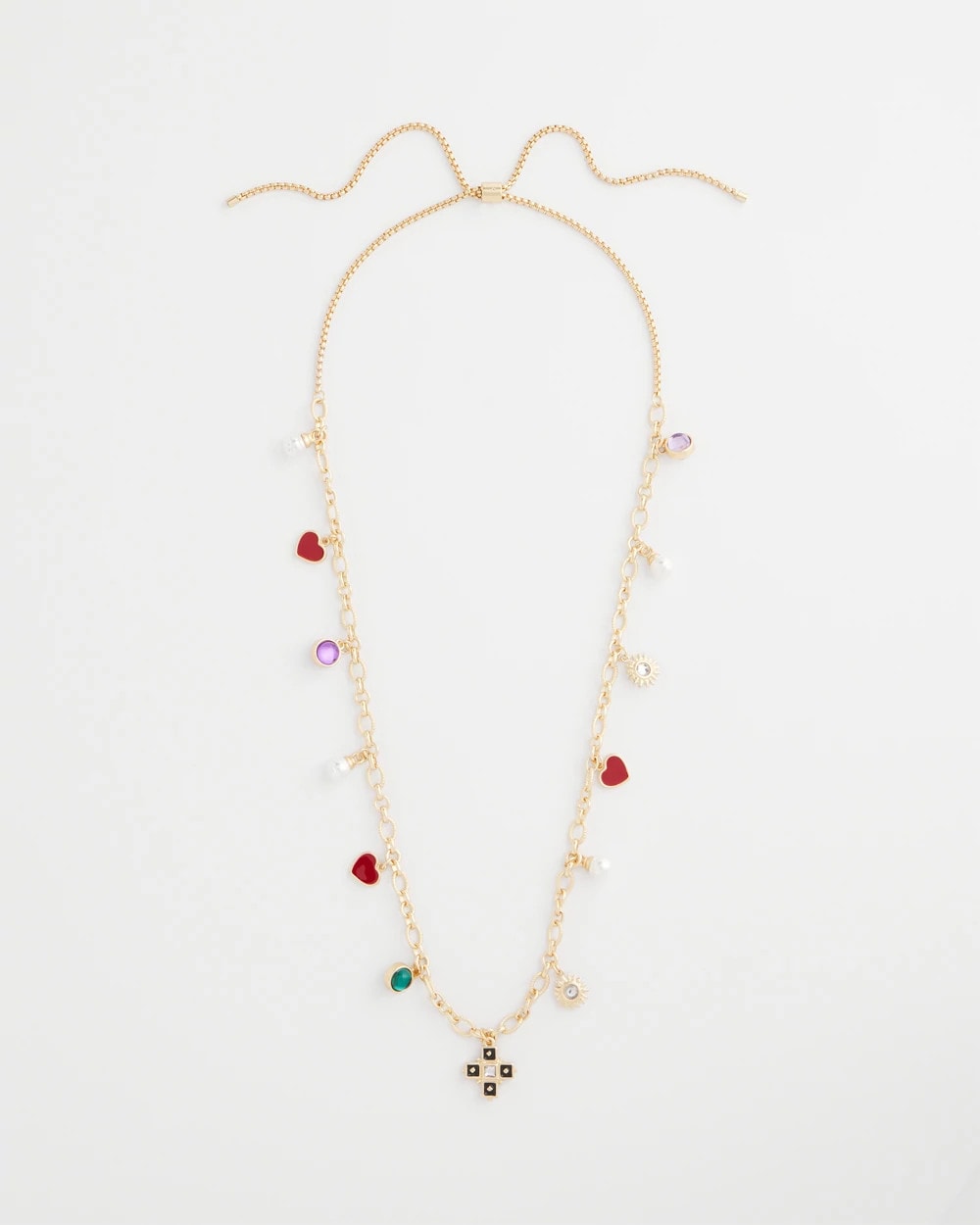 Chico's Women | Adjustable Charm Necklace MULTI