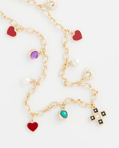 Chico's Women | Adjustable Charm Necklace MULTI