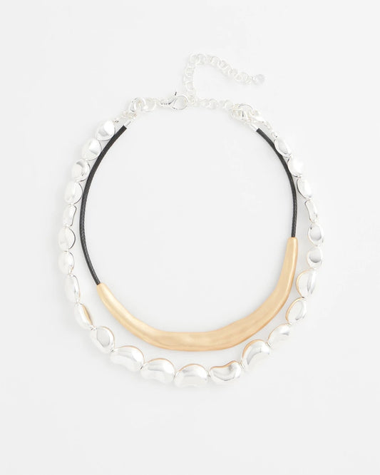Chico's Women | Mixed-Metal Collar Necklace MIXED METALS
