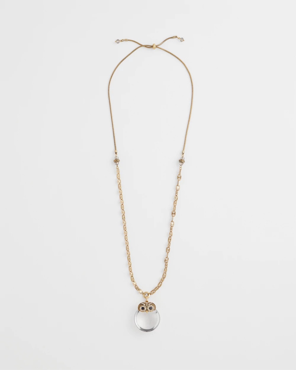 Chico's Women | Owl Pendant Necklace GOLD