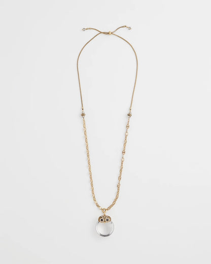 Chico's Women | Owl Pendant Necklace GOLD