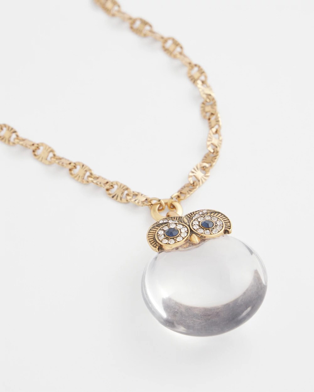 Chico's Women | Owl Pendant Necklace GOLD