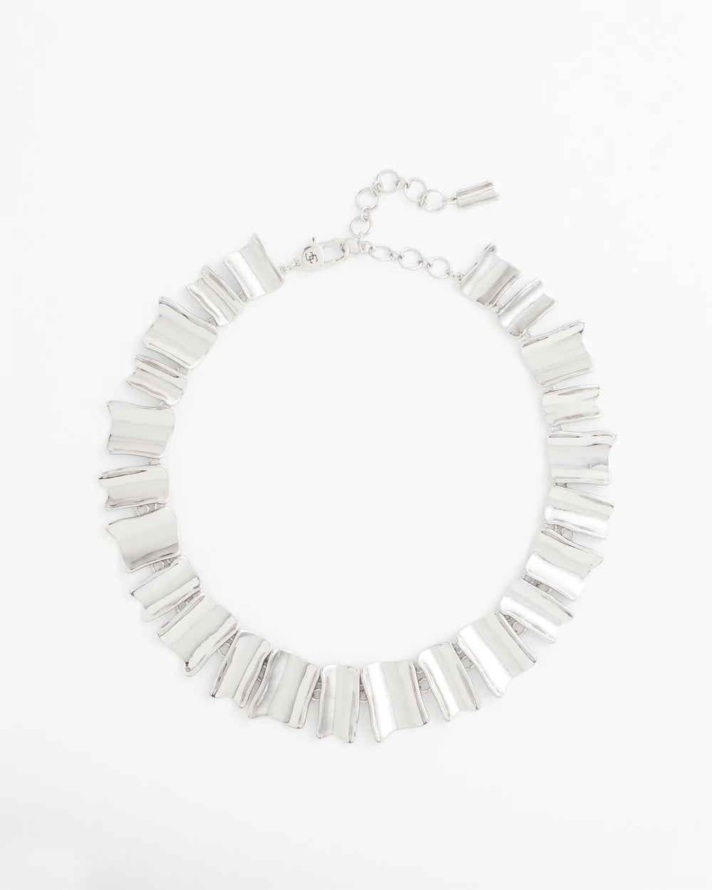 Chico's Women | Silver Wave Collar Necklace SILVER