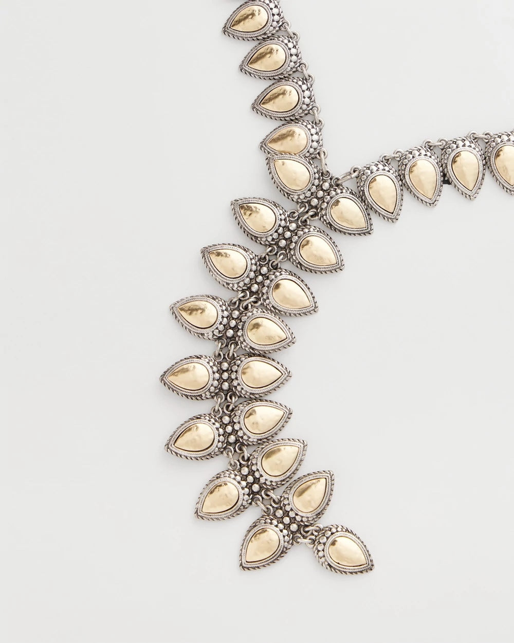 Chico's Women | Vertical Pear Shaped Y-Drop Necklace MIXED METALS
