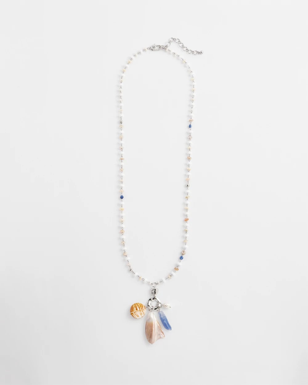 Chico's Women | Seashell Beaded Pendant Necklace MULTI