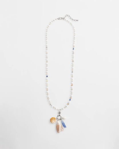 Chico's Women | Seashell Beaded Pendant Necklace MULTI