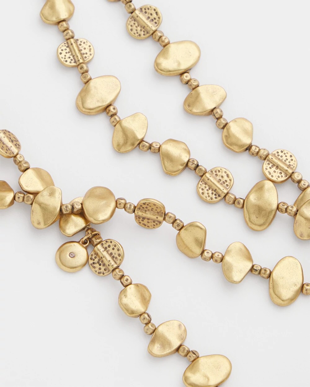 Chico's Women | Gold Nugget Single Strand Necklace GOLD
