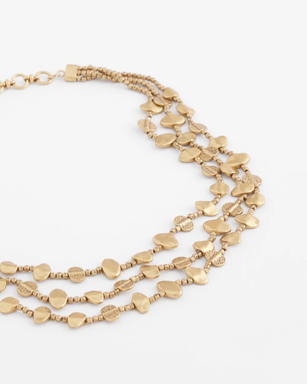 Chico's Women | Goldtone Nugget Collar Necklace GOLD