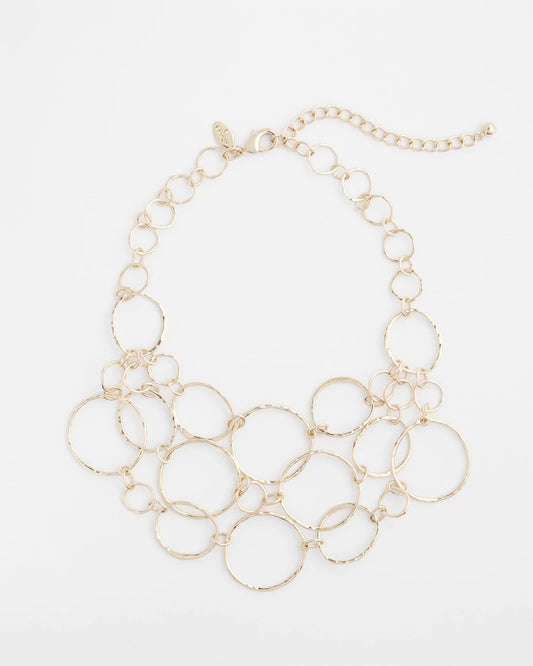 Chico's Women | Short Goldtone Multi-Strand Link Necklace GOLD