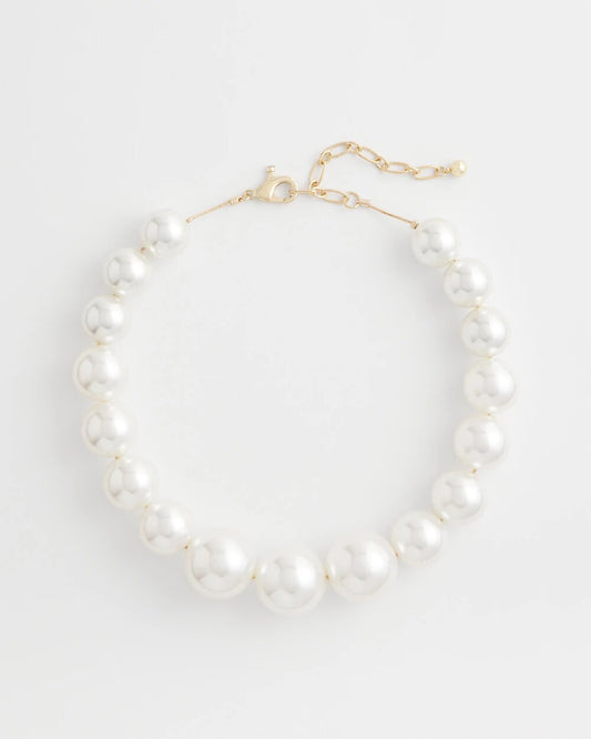 Chico's Women | Large Pearl Collar Necklace PEARL