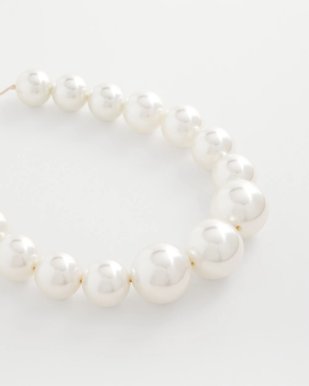 Chico's Women | Large Pearl Collar Necklace PEARL
