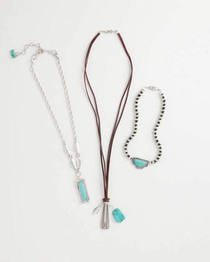 Chico's Women | Convertible Turquoise & Charms Motif Necklace TURQUOISE