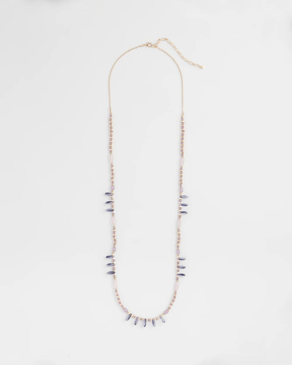 Chico's Women | Purple Beaded Single Strand Necklace PURPLE