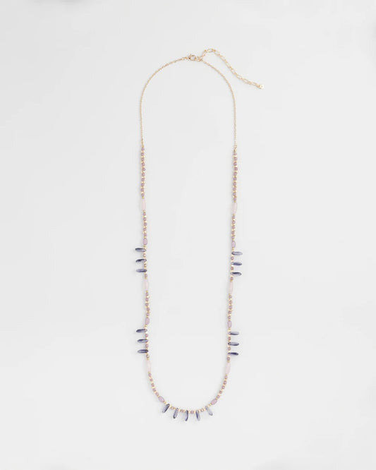 Chico's Women | Purple Beaded Single Strand Necklace PURPLE