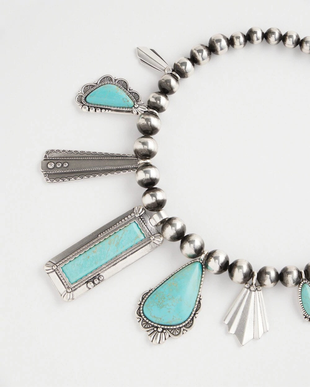 Chico's Women | Chico's Originals Turquoise & Charms Motif Collar Necklace