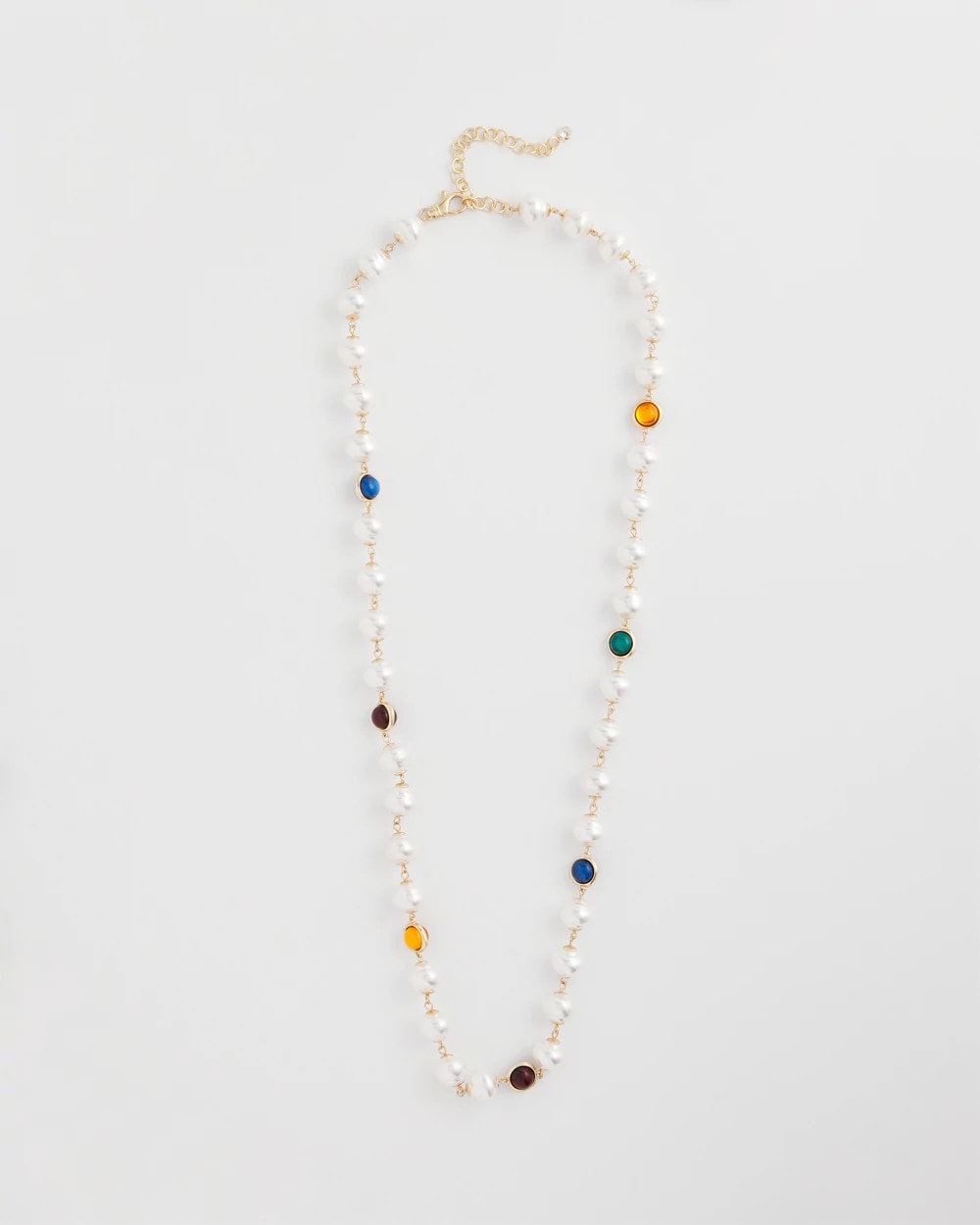 Chico's Women | Beaded Faux Pearl Single-Strand Necklace PEARL