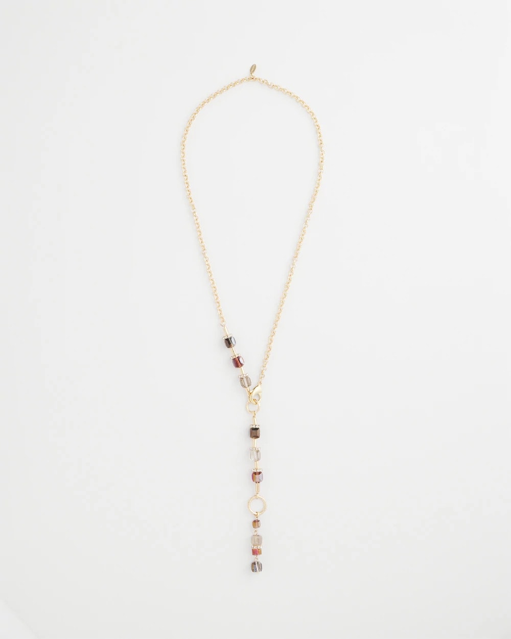 Chico's Women | Art Deco Geo Glass Bead Y-Necklace