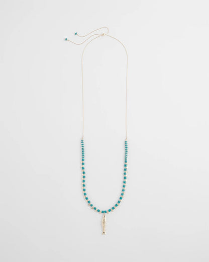 Chico's Women | Turquoise Bead Necklace BLUE