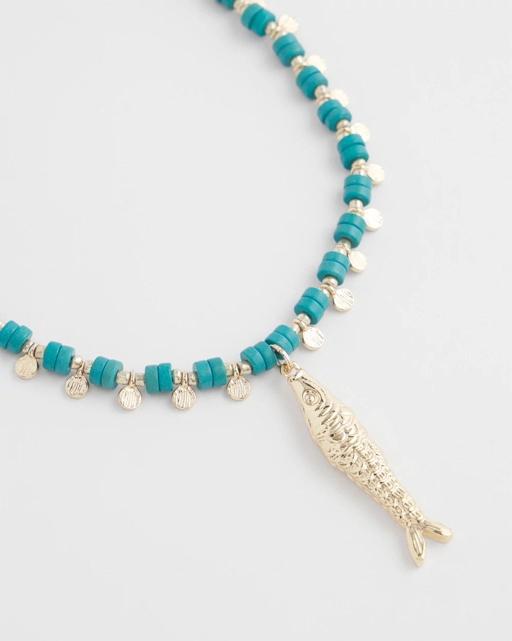 Chico's Women | Turquoise Bead Necklace BLUE
