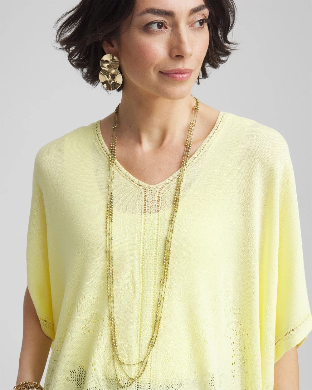 Chico's Women | Multi Strand Gold-Tone Necklace GOLD
