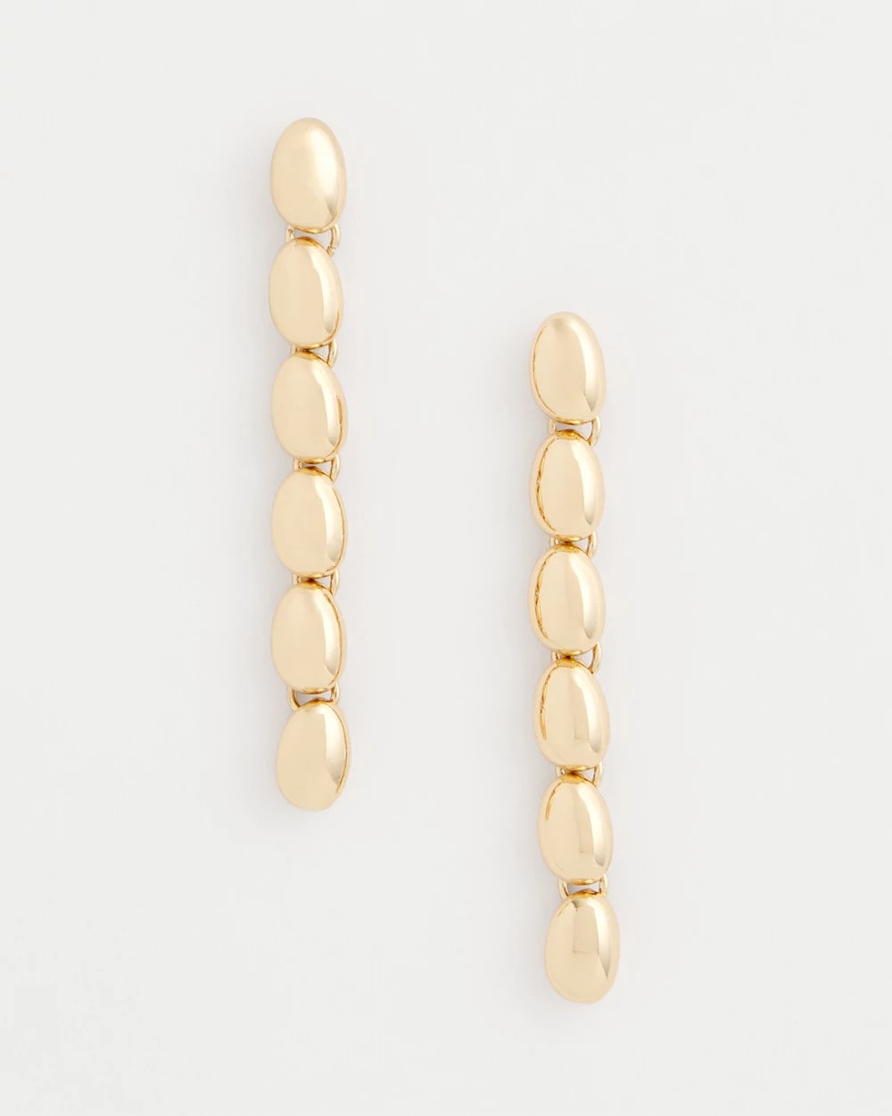Chico's Women | Gold Linear Beaded Earrings GOLD