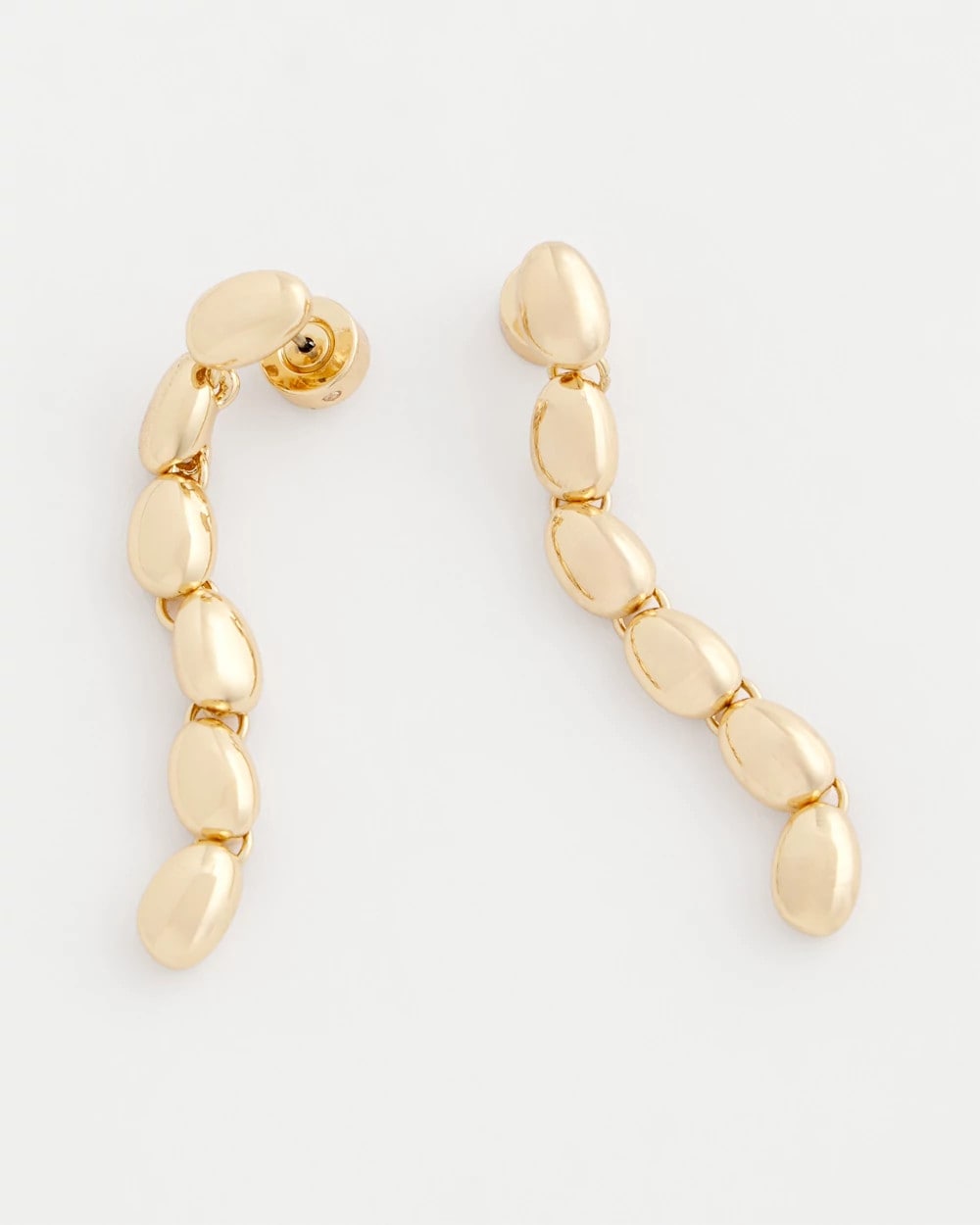 Chico's Women | Gold Linear Beaded Earrings GOLD