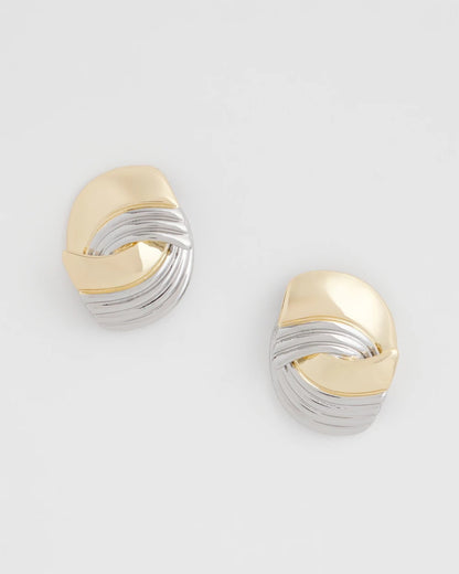 Chico's Women | Mixed Metal Stud Earrings MIXED METALS