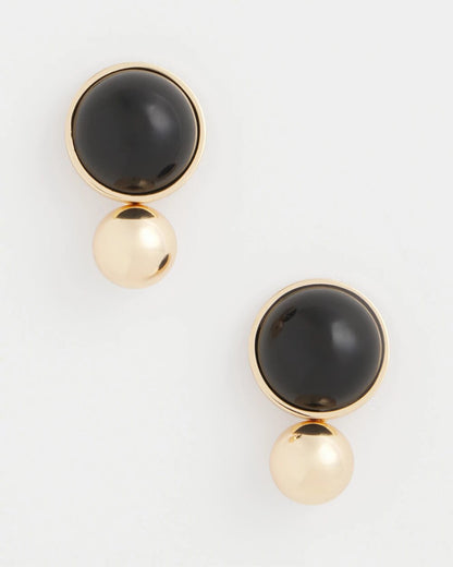 Chico's Women | Black Sphere Drop Earrings BLACK