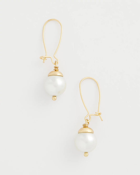 Chico's Women | Mixed Metal Stud Earrings PEARL