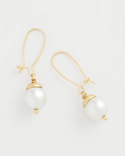 Chico's Women | Mixed Metal Stud Earrings PEARL