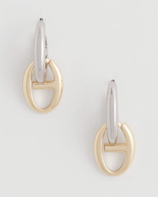 Chico's Women | Mixed Metal Link Earrings MIXED METALS