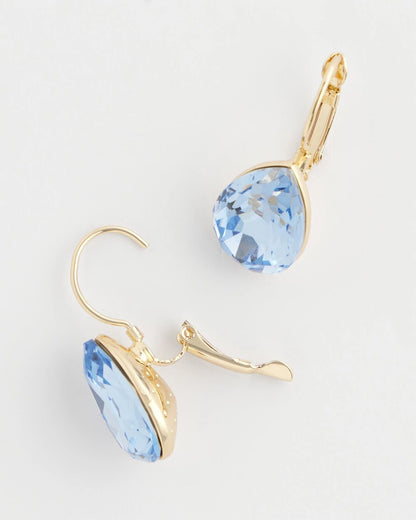 Chico's Women | Aqua Gem Teardrop Earrings BLUE