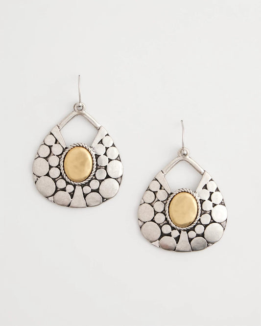Chico's Women | Island Metal Drop Earrings MIXED METALS