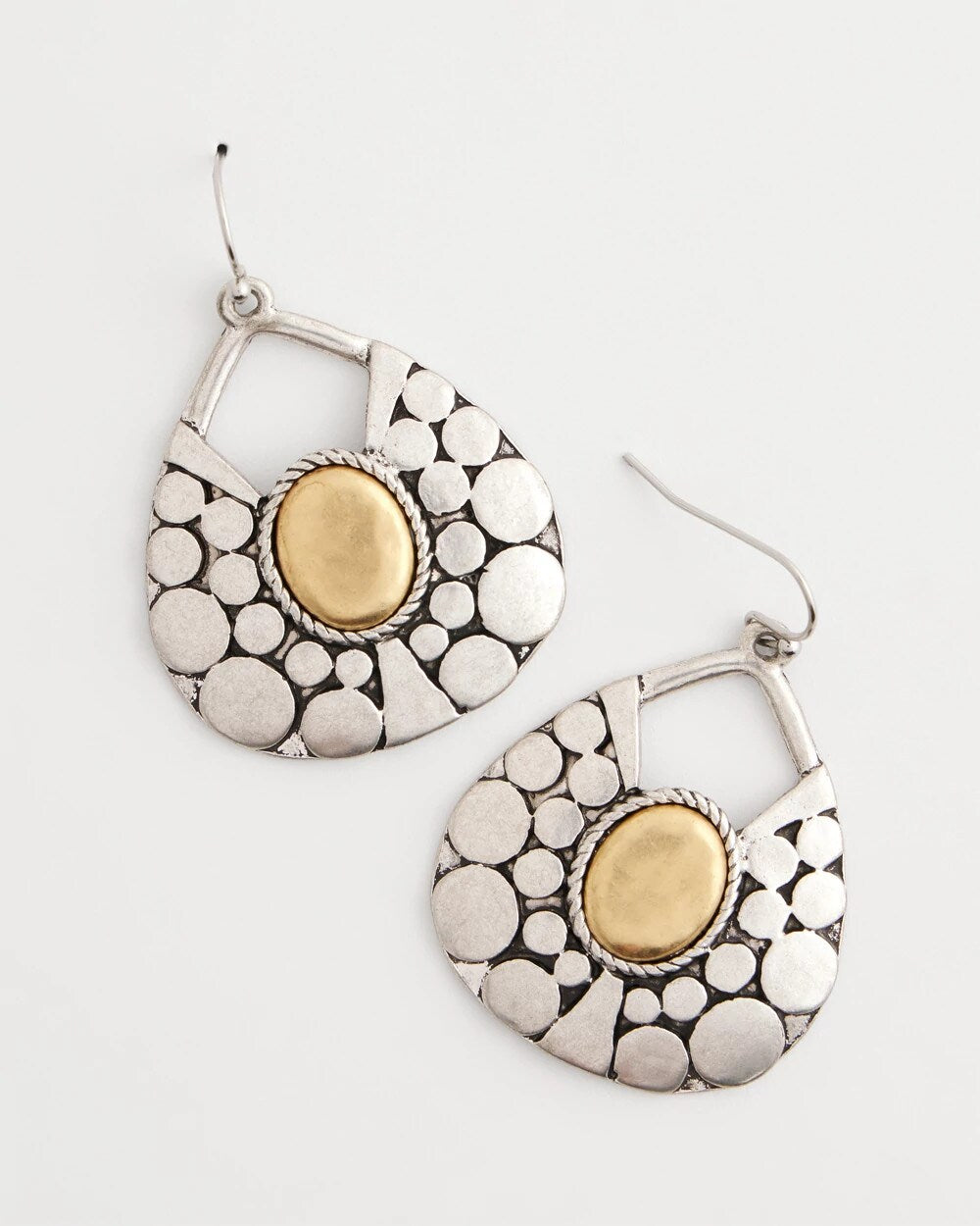 Chico's Women | Island Metal Drop Earrings MIXED METALS