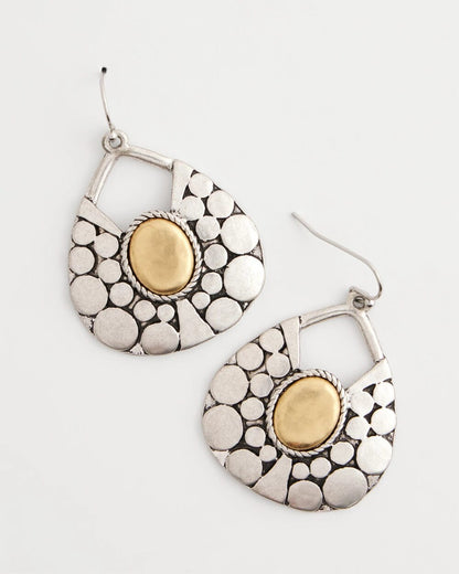 Chico's Women | Island Metal Drop Earrings MIXED METALS