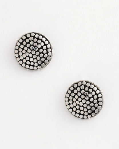 Chico's Women | No Droop® Round Silvertone Stud Earrings SILVER