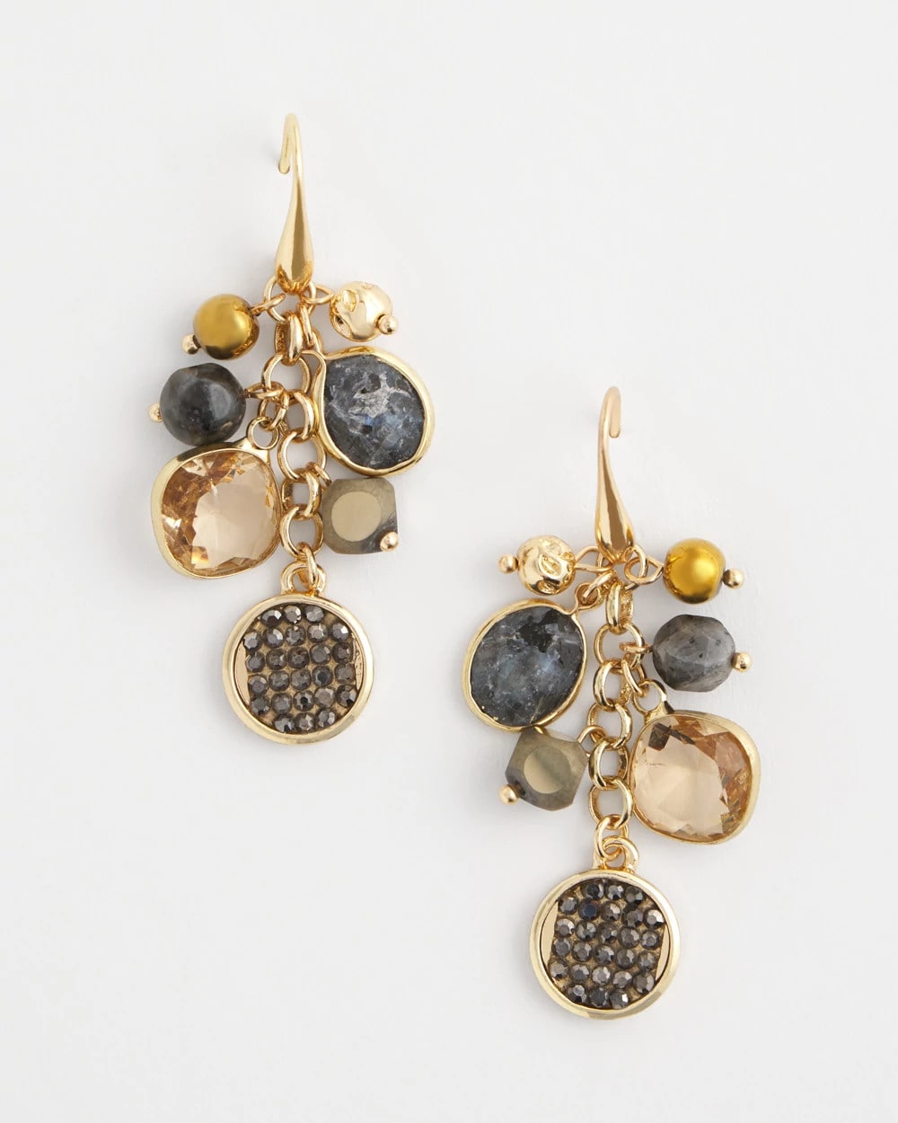 Chico's Women | Galaxy Cluster Drop Earrings NEUTRAL