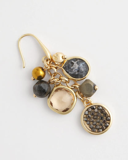 Chico's Women | Galaxy Cluster Drop Earrings NEUTRAL