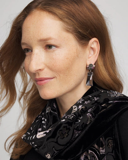 Chico's Women | Multi Faceted Drop Earrings MULTI