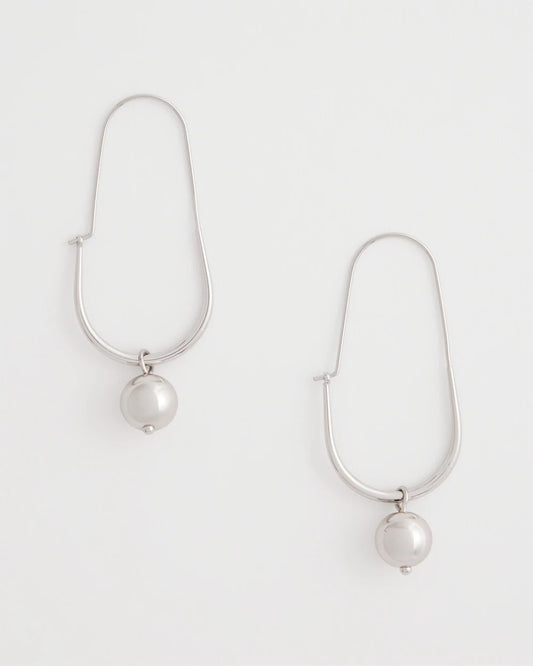 Chico's Women | Silver Bead Threader Earrings SILVER