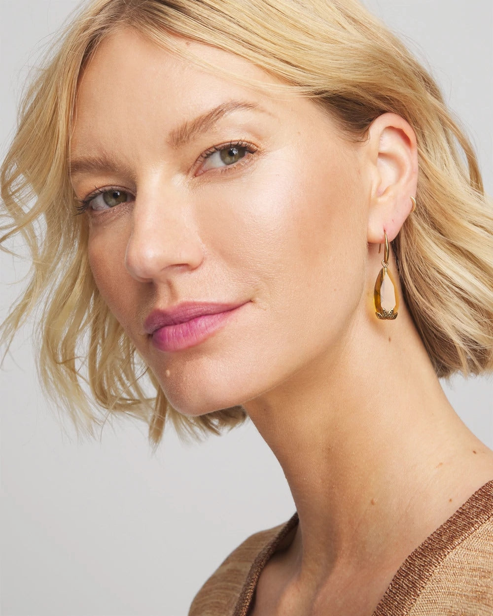 Chico's Women | Neutral Stone Drop Earrings