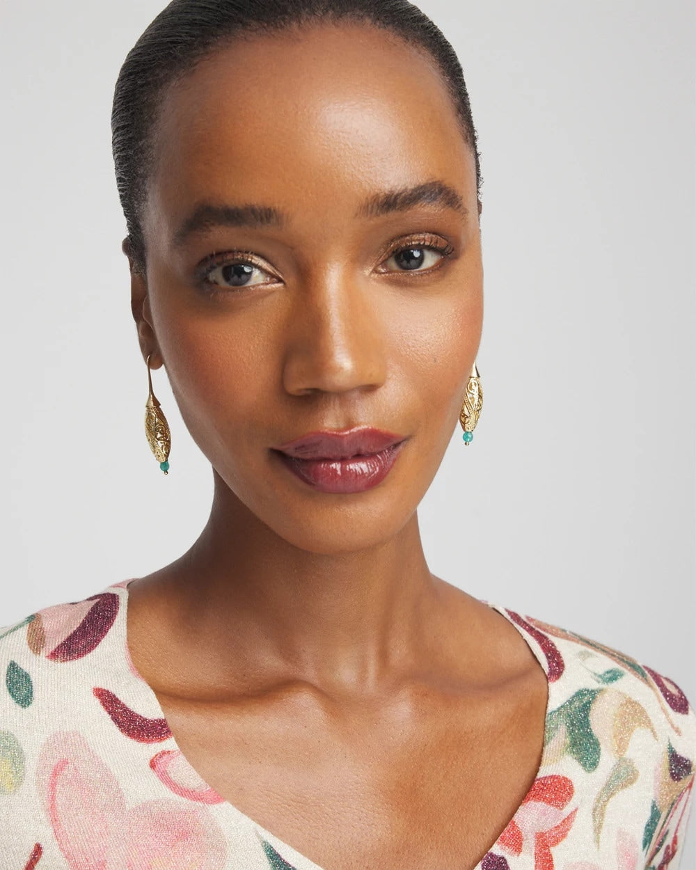 Chico's Women | Gold Lantern Drop Earrings GOLD