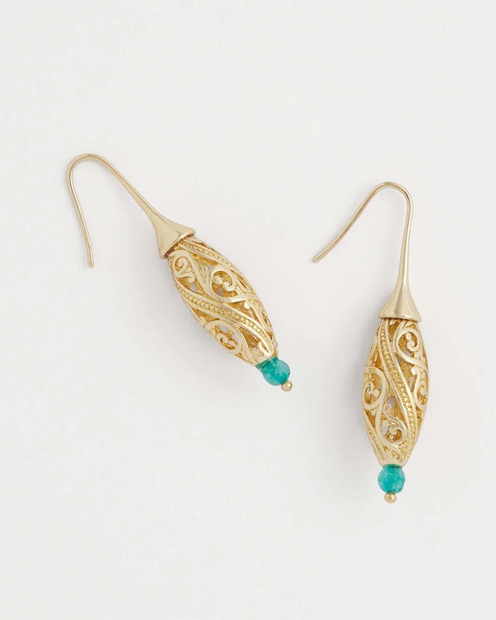 Chico's Women | Gold Lantern Drop Earrings GOLD