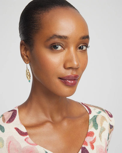 Chico's Women | Gold Lantern Drop Earrings GOLD