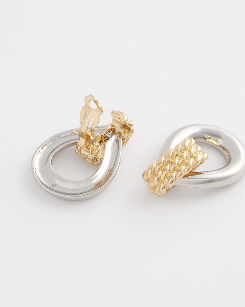 Chico's Women | No Droop™ Mixed-Metal Teardrop Clip-On Earrings MIXED METALS